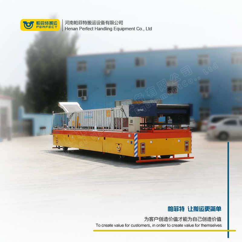 广西10吨无轨电动平车无轨模具搬运车5吨-厂家生产